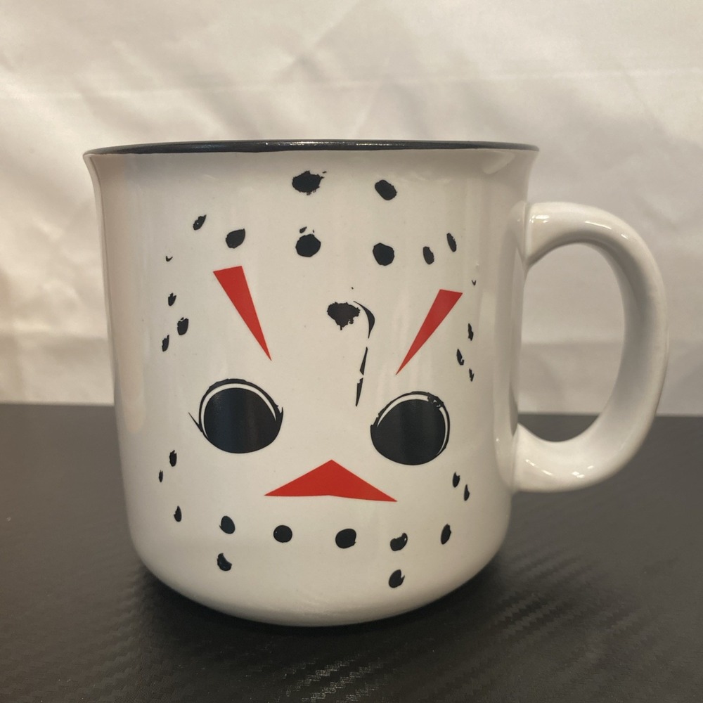 Friday the 13th Coffee Mug Tea Cup Jumbo 20 oz Jason Voorhees Horror Hockey Mask